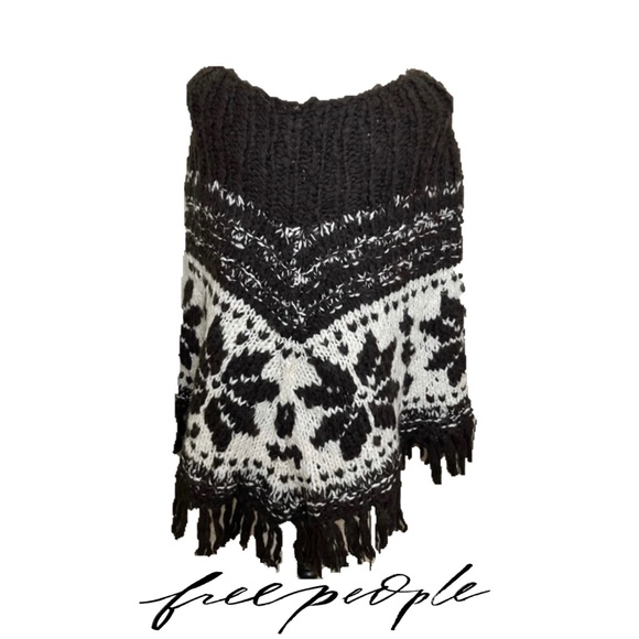 COPY Free People - poncho, alpaca wool - Picture 3 of 12